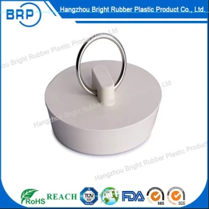 화이트 WRAS FDA 고무 드레인 스토퍼