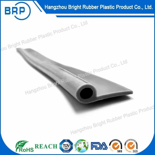 Extruded Silicone Rubber Strip Seals Custom Shape Extrusion Rubber Seal